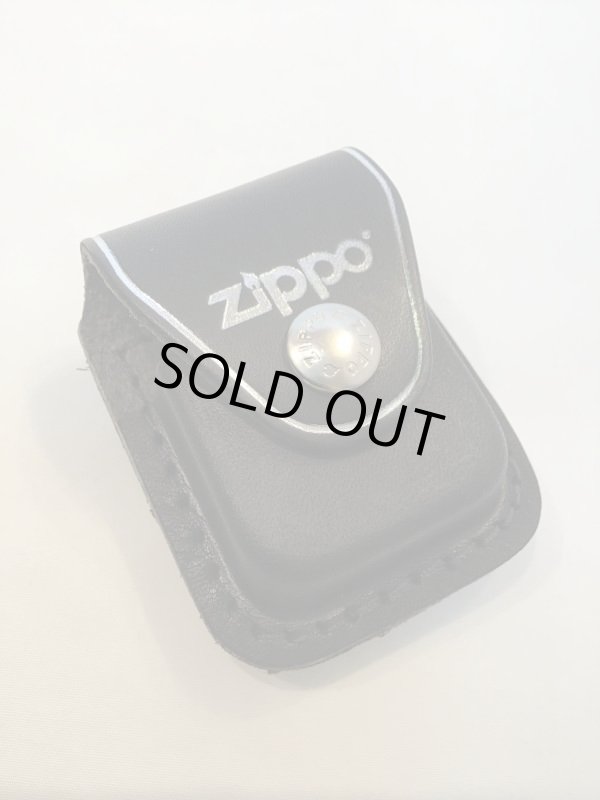 画像1: ZIPPO GOODS ZIPPOライター用 革ケース ブラック クリップ式 z-4513