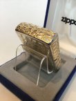 画像6: No.15 STARING SILVER ZIPPO スターリングシルバー 全面クロコダイル シルバー＆ゴールド z-121