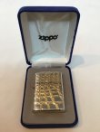 画像8: No.15 STARING SILVER ZIPPO スターリングシルバー 全面クロコダイル シルバー＆ゴールド z-121