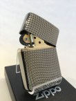 画像3: No.168 アーマータイプZIPPO WAVE LINE ウェーブライン ブラック z-4534