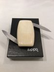 画像6: No.7800 ZIPPO GOODS 本象牙 マネークリップ ナイフ＆ヤスリ付き z-4540