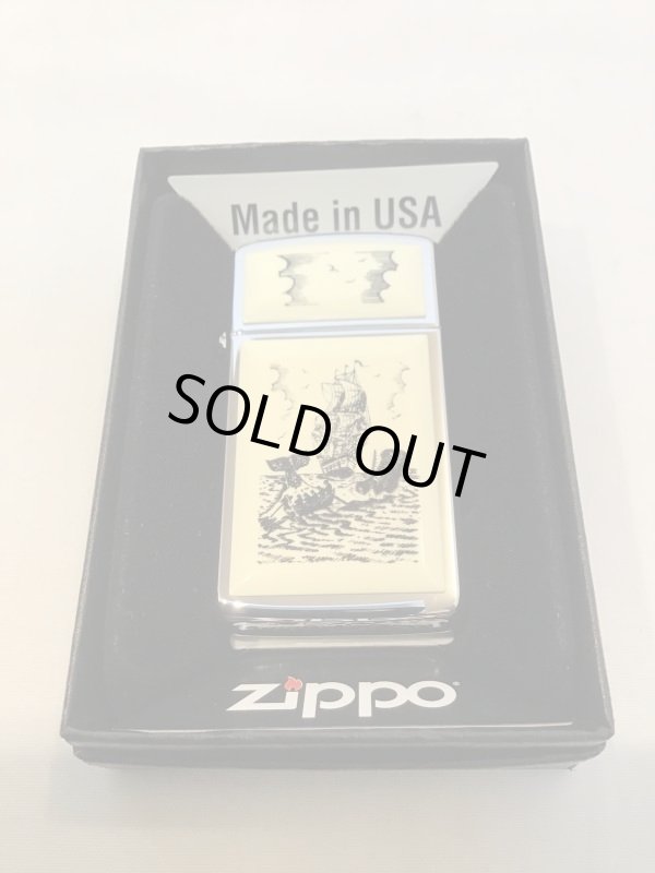 画像5: No.1659 スリムタイプZIPPO スクリュームショー WHALE ホエール z-4576