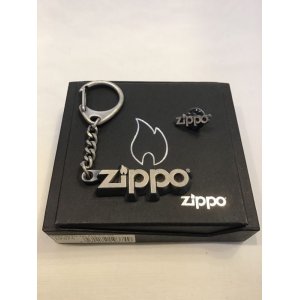 画像: ZIPPO GOODS ZIPPO PIN&KEY RING SET ピン&キーリングセット z-4593