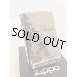 画像: No.150 PVDシリーズZIPPO ブラックアイス エンジェル z-4598