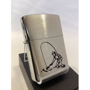 画像: No.200 スポーツシリーズZIPPO BOLD LINE TYPE ボールドラインタイプ FISHERMAN フィッシャーマン z-1640