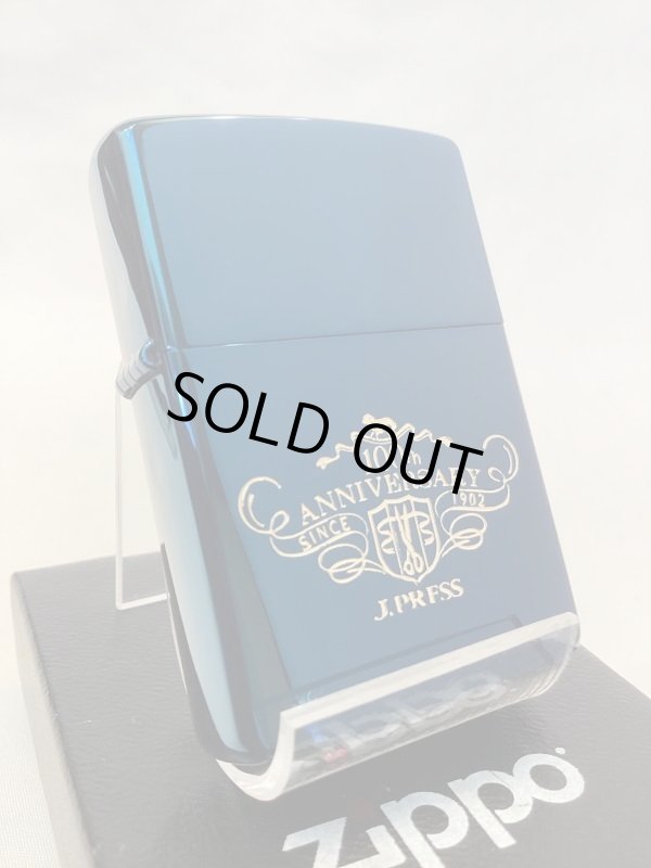 画像1: No.200 記念・限定品 J.PRESS 創立100周年記念ZIPPO ブルーチタン z-4699