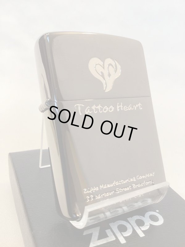 画像1: No.200 推奨品ZIPPO TATTOO HEART タトゥーハート z-4701