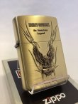 画像1: No.200 HARLER DAVIDSON ZIPPO ハーレー・ダビッドソン アンティークブラス イーグルメタル付き z-4706