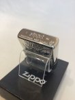 画像4: No.162 アーマータイプZIPPO ホワイトニッケル ブルームデザイン z-4723