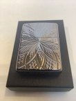 画像5: No.162 アーマータイプZIPPO ブラックニッケル ブルームデザイン z-4722