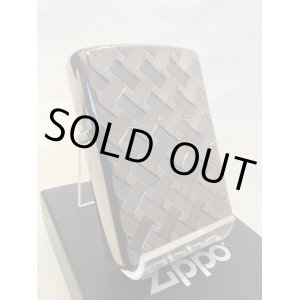 画像: No.162 アーマータイプZIPPO BLACK NICKEL ブラックニッケル CROSS MESH クロスメッシュ z-4726