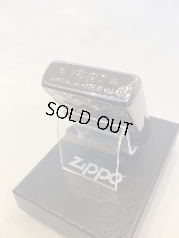 画像4: No.162 アーマータイプZIPPO BLACK NICKEL ブラックニッケル CROSS MESH クロスメッシュ z-4726