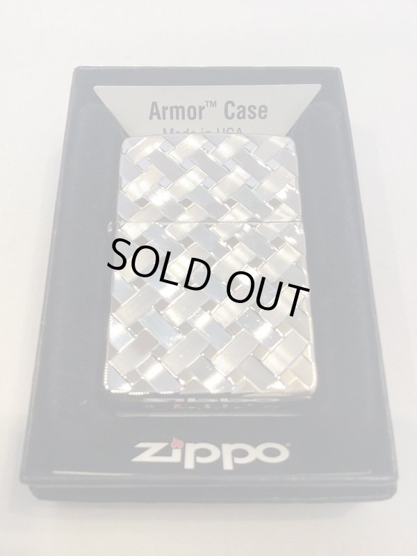 画像5: No.162 アーマータイプZIPPO WHITH NICKEL ホワイトニッケル CROSS MESH クロスメッシュ z-4725