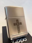 画像1: No.200 ヴィンテージZIPPO 2003年製 SILVER PEARL CROSS シルバーパール クロス z-4736