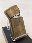 画像2: No.1610 スリムタイプZIPPO ANTIQUE BRASS アンティークブラス z-4739