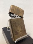 画像3: No.1610 スリムタイプZIPPO ANTIQUE BRASS アンティークブラス z-4739