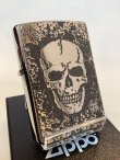 画像1: No.200 推奨品ZIPPO SKULL GRAY スカルグレー z-4795