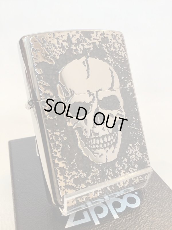 画像1: No.200 推奨品ZIPPO SKULL GRAY スカルグレー z-4795