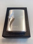 画像5: No.200 たばこ柄ZIPPO シルバーサテン BEVEL べヴェル z-4796