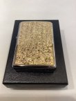 画像5: No.200 推奨品ZIPPO アラベスク ゴールドメタルプレート貼り z-4799