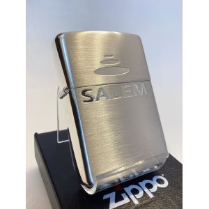 画像: No.200 たばこ柄ZIPPO SILVER SATIN シルバーサテン SALEM セーラム z-5011