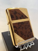 画像: No.200 推奨品ZIPPO ブラウンマーブル エレガント z-5031