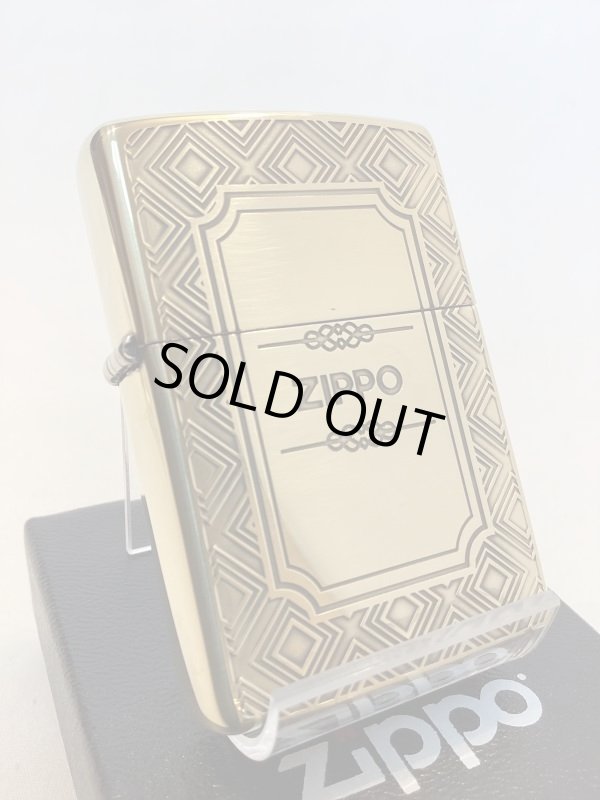 画像1: No.200 推奨品ZIPPO ARTDECO アールデコ ANTIQUE BRASS アンティークブラス z-5117