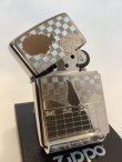 画像2: No.200 ペット&アニマルZIPPO ネコと雲と魚  SILVER METAL PLATE シルバーメタルプレート貼り z-5263