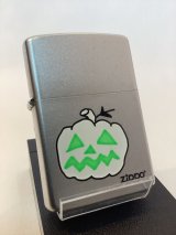 画像: No.205 サテンクロームZIPPO 2000年製 パンプキン z-1043