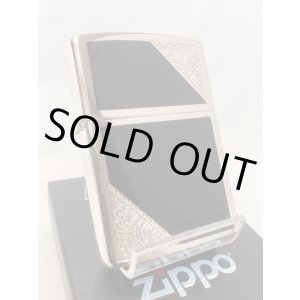 画像: No.200 推奨品ZIPPO SILVER&BLACK シルバー&ブラック エレガント z-5273