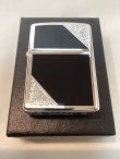 画像5: No.200 推奨品ZIPPO SILVER&BLACK シルバー&ブラック エレガント z-5273