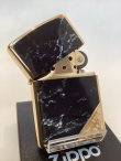 画像2: No.200G 推奨品ZIPPO GOLD&MARBLE BLACK ゴールド&マーブルブラック z-5679