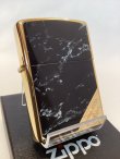 画像1: No.200G 推奨品ZIPPO GOLD&MARBLE BLACK ゴールド&マーブルブラック z-5679