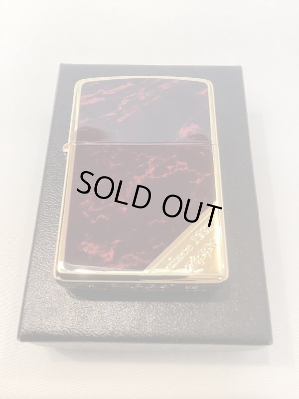 画像5: No.200G 推奨品ZIPPO GOLD&MARBLE RED ゴールド&マーブルレッド z-5678