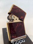 画像3: No.200G 推奨品ZIPPO GOLD&MARBLE RED ゴールド&マーブルレッド z-5678