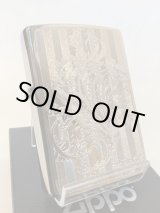 画像: No.200 推奨品ZIPPO ARABESQUE アラベスク SILVER METAL PLATE シルバーメタルプレート貼り z-5681