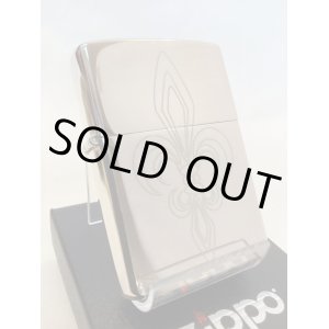 画像: No.200 ヴィンテージZIPPO 2001年製  SILVER MIRROR シルバーミラー LILY リリー z-5712