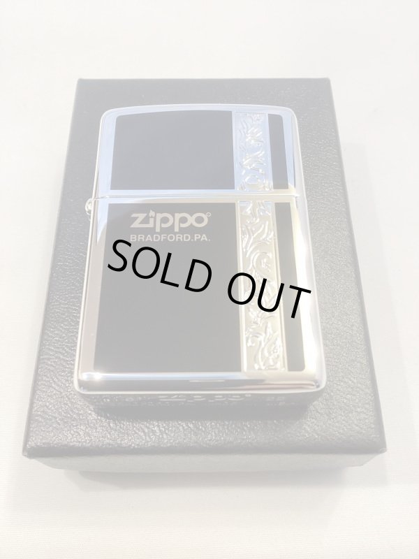 画像5: No.200 推奨品ZIPPO BLACK& SILVER ブラック&シルバー ELEGANCE エレガンス z-5718