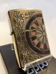 画像1: No.200 推奨品ZIPPO ANTIQUE BRASS アンティークブラス WOOD DARTS ウッドダーツ z-5730