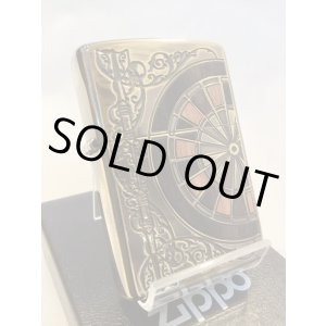 画像: No.200 推奨品ZIPPO ANTIQUE BRASS アンティークブラス WOOD DARTS ウッドダーツ z-5730
