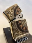 画像2: No.200 推奨品ZIPPO ANTIQUE BRASS アンティークブラス WOOD DARTS ウッドダーツ z-5730