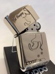 画像2: No.200 ペット&アニマルZIPPO SILVER MIRROR シルバーミラー CAT&JUMPING キャット&ジャンピング z-5733