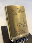 画像1: No.200 ペット&アニマルシリーズ CATS ON THE STAIRS ZIPPO 階段の上のネコたち z-5749