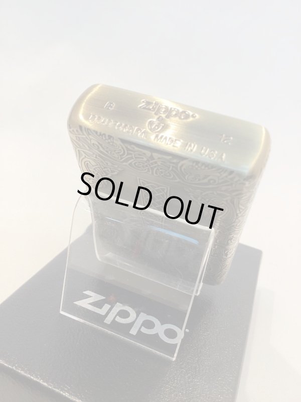 画像4: No.162 ANTIQUE BRASS IBUSHI ZIPPO アンティークブラスイブシ CELTIC CROSS ケルテッククロス z-5761