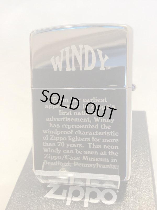 画像3: No.150 WINDY ZIPPO ウィンディ MUSEUM COLLECTION NEON WINDY ミュージアム コレクション ネオン ウィンディ z-5771