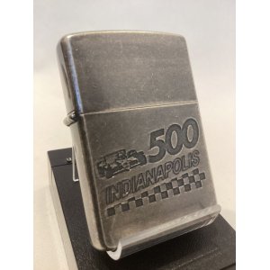 画像: No.200 ヴィンテージZIPPO 1992年製 ANTIQUE SILVER アンティークシルバー INDIANAPOLIS 500 インディアナポリス500 z-5780