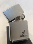 画像2: No.205 企業ロゴシリーズZIPPO 2001年製 SATIN CHROME サテンクローム PARKER パーカーロゴ z-5789