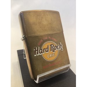 画像: No.204 USED ZIPPO 1991年製 SOLID BRASS ソリッドブラス HARD ROCK CAFE ハードロックカフェ SAN FRANCISCO サンフランシスコ z-5812