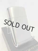 画像: No.1600 スリムシリーズZIPPO 2000年製 BRUSHED CHROME ブラッシュクローム プレーンタイプ z-5846