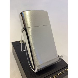 画像: No.1600 スリムシリーズZIPPO 2000年製 BRUSHED CHROME ブラッシュクローム プレーンタイプ z-5846